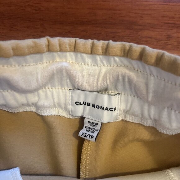 CLUB MONACO Doubleface Shorts Khak MUTI SZ XS - Picture 5 of 6